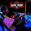 Game Room Neon Sign, Welcome Game Room Open Daily Neon Lights Wall Decor for Internet Cafe, Gaming Room, Man cave, Bedroom Gift Art for Boys Girls-16.93 x 9.92 IN-USB Powered-Acrylic