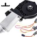 Power Window Motor Compatible with Ford Mustang 1994-2004,Front/Rear Driver Side,Replace # 1R3Z7623395-AA, F6ZZ6323394-AA