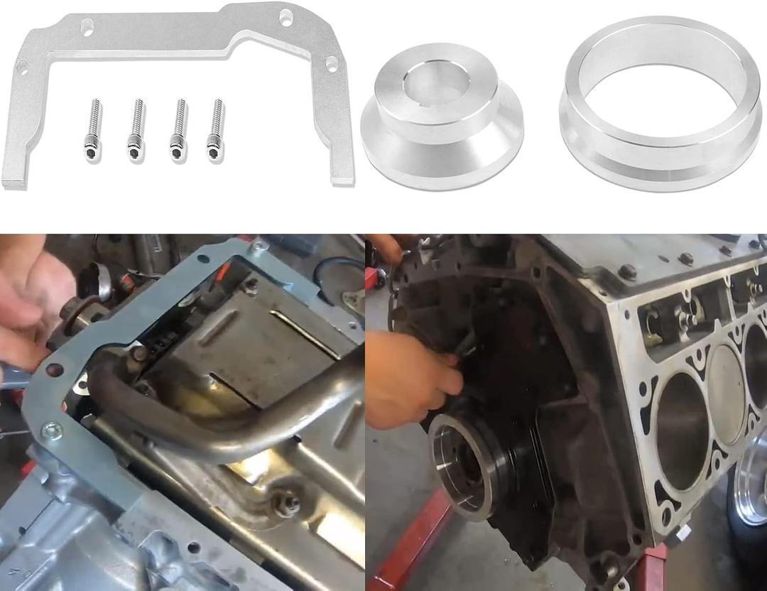 Front and Rear Cover Alignment Tool & Oil Pan Alignment Tool Kit,Fits for GM LS Series Engines 4.8 5.3 5.7 6.0 6.2 LS1/ LS2/ LS3/ LS4/ LS6/ L99/ LS9/ LSA/ LQ4/ LQ9/ L76/ L92