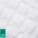 American Soft Linen Luxury 4 Piece Bath Towel Set, 600 GSM 100% Cotton Turkish Bath Towels for Bathroom, 27x54 in Extra Large Bathroom Shower Towels, White