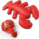 TLKNG Indestructible Lobster Dog Chew Toy for Medium/Large Aggressive Chewers Breed Dogs Durable Teething Crate Toys