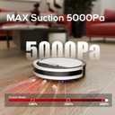 V3 Robot Vacuum and Mop, 3 in 1 Robot Vacuum Cleaner, Self-Charging Robotic Vacuum, 120 Min Runtime, 5000Pa Suction, 2.99" Thin, Support 2.4GWifi/ Alexa/App, (wb)