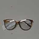 Gaoye Blue Light Blocking Glasses - Trending Round TR90 Frames, Metal Arms, UV400 Protection - Matching Soft Case (*1-tea Leopard/Transparent Lens)