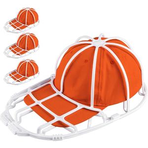 Der Rose 3 Pack Hat Washer Baseball Hat Cleaner Cap Washer Hat Washing Cage Holder Frame for Washing Machine (White hat Washer 3pcs) Der Rose 3 Pack Hat Washer Baseball Hat Cleaner Cap Washer Hat Washing Cage Holder Frame for Washing Machine (White hat Washer 3pcs)