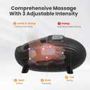 CILI Shiatsu FSA Foot Massager with Heat and Compression, Knead Rolling HSA Feet Massager for Neuropathy, Plantar Fasciitis, Remote Control, Up to Men Size 14", Christmas Gifts for Men Women