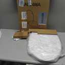 Bidet Seat for Elongated Toilet Seat Non-Electric Soft Close with Quick Release Hinges for Easy Clean Dual Nozzle Front and Rear Wash(PG303A-HPN-AZ)