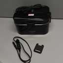 TRAVELISIMO Extra-Large Electric Lunch Box For Adults Holds up to 8 Cups - 100W Heated Lunch Box For Men 1.8L, Portable Food Warmer for Travel & Work, Loncheras Electricas Para Calentar Almuerzo (Black)