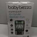Baby Brezza 10 Minute SuperQuick Bottle Sterilizer + Dryer - Large 8 Bottle Capacity - Steam Sanitization Universal Fit for All Bottles: Plastic + Glass + Pacifiers + Breast Pump Parts, Stainless