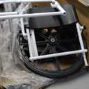 KMINA PRO - Shower Wheelchair, Adjustable Chair with Wheels for Disabled Adult, Self Propelled, Black