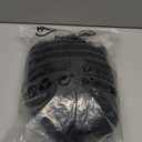 Halloween Costumes Morticia Addams Vintage Gothic Black Long Dress Outfit Women Red Roses Flowers Necklace Earrings (Large)