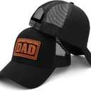 Mom and Dad Hats New Mom Dad Gifts for Dad Adjustable Baseball Caps Parents Gifts for Couples Black