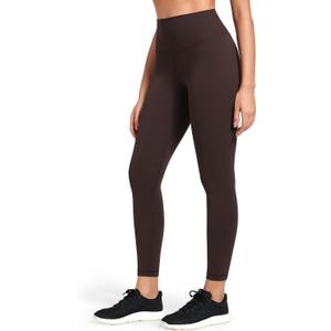 HeyNuts Workout Pro Leggings, High Waisted Compression Gym Tummy Control Athletic Yoga Pants (X-Small, Espresso)