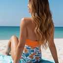 B2prity Women's One Piece Swimsuit Tummy Control Halter Bathing Suit Slimming Supportive Long Torso Friendly Swimwear (S)
