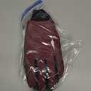 rivmount Winter Waterproof Ski Snow Warm Gloves for Women Men, Windproof Cold Weather Thermal with Touchscreen Fingers, for Running Driving Cycling Hiking Biking Outdoor Sports Daily Work (X-Large, Wine)