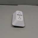 Addtam Surge Protector Outlet Extender, 6-Outlet Splitter with 4 USB Wall Charger(2 USB-C Ports), Multi Plug Wall Outlet 1800J Power Strip for Home Office Dorm Room Essentials (White)