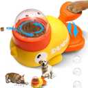 Interactive Duck-Shaped Dog Slow Feeder Puzzle Toy, Dog Interactive Treat Dispenser Toy, Anti-Gulping Bowl for Healthy Eating & IQ Training for Dogs and Cats