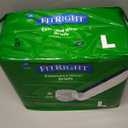 Medline Extended Wear Overnight Adult Briefs with Tabs, Maximum Absorbency Adult Diapers, X-Large (15 Count)