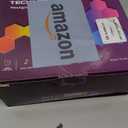 TECKNET Hexagon Light Panel - 12 Pack Smart APP RGB Hexagon LED Lights Wall Lights with Remote Control & Music Sync for Halloween Decor, Gaming Decor