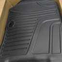 AOMSAZTO Floor Mats for Ford Bronco Sport 2021 2022 2023 2024 2025 2026-1st & 2nd Row All Weather Protection Car Floor Liners Waterproof Mats