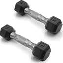 CAP Barbell Coated Dumbbell Weight | Multiple Options Pairs & Sets (3 lb - Pair)