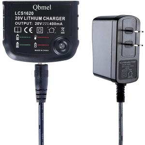 20Volt Li-Ion Battery Charger Replacement for Black+Decker LCS1620 90590282 20V MAX Lithium Ion Battery LBXR20 LBXR20-OPE LB20 LBX20 LBX4020 LB2X4020 LBXR2020-OPE