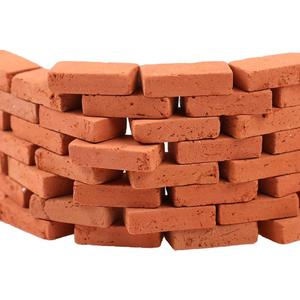 200 Pcs 1/16 Miniature Bricks,Mini Red Brick Stone,Model B-Rick,Mini Artificial B-Rick,Premium Clay Bri-CKS,DIY Fake Bri-CKS,Lifelike BRIC-k Ornament,for Dollhouse Decoration,Handmade Craft