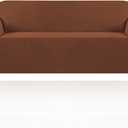 PrinceDeco Couch Covers for 3 Cushion Couch Sofa Pet Friendly Extra Large Couch Cover for Oversized Sofa Washable Furniture Protector Fitted Sofa Slipcovers Stay in Place(XL Sofa, Caramel)