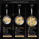 10-Inch 316 Stainless Steel Frying Pan with Heat-Control Base