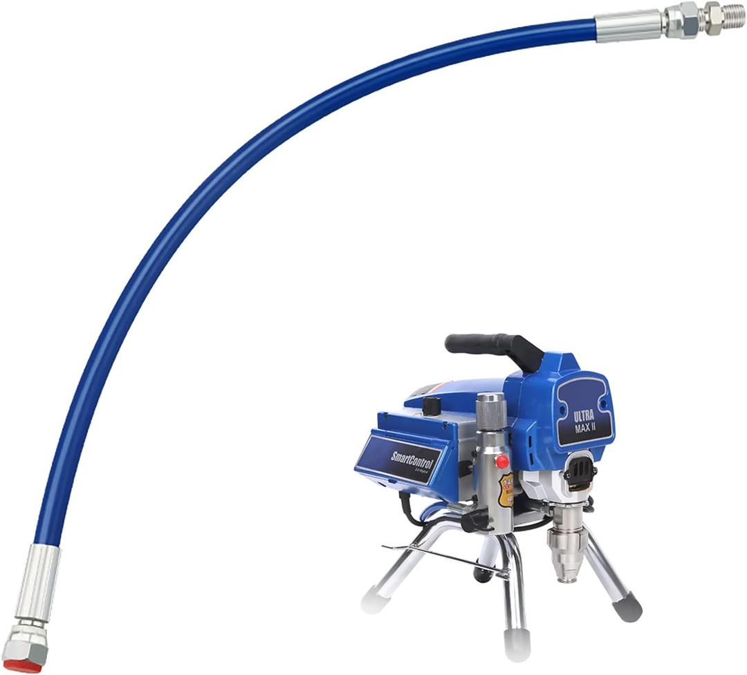 Whip Hose for Airless Paint Sprayers and Painting Spraying Gun Assemblies Hose Assembly 20" Fit for Graco 390/395 / 490/495 Airless Spraying Machine