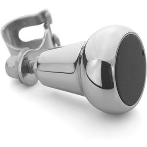 Salty Reef - Steering Wheel Suicide Knob - Universal AISI 316 Marine Grade Stainless Steel, Fits Steering wheels up to 3/4" (All 3 models), NOT ANY SIZE LARGER. (Large)