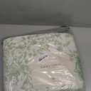 Laura Ashley - Queen Quilt Set, Soft & Reversible Cotton Floral Bedding with a Medium Weight Feel, 3 Piece Bed Set with Matching Pillowcases (Bedford Green/Off-White)