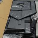 Heated Cat House for Outside,More Platform Space,Extremely Weatherproof & Insulated in Winter,Elevated Outdoor Cat Shelter with Eaves & Escape Door for Barn Feral Stray Cat(Dark Grey,Large) (24.4"L x 27.5"W x 24.8"H)