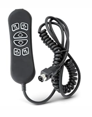 ALLCSM 6 Function Key 7 Pin Lift Chair Controller Replacement for HHC HSW306 Hand Control Switch Standard Version, Electric Recliner Handset with USB and Backlight 