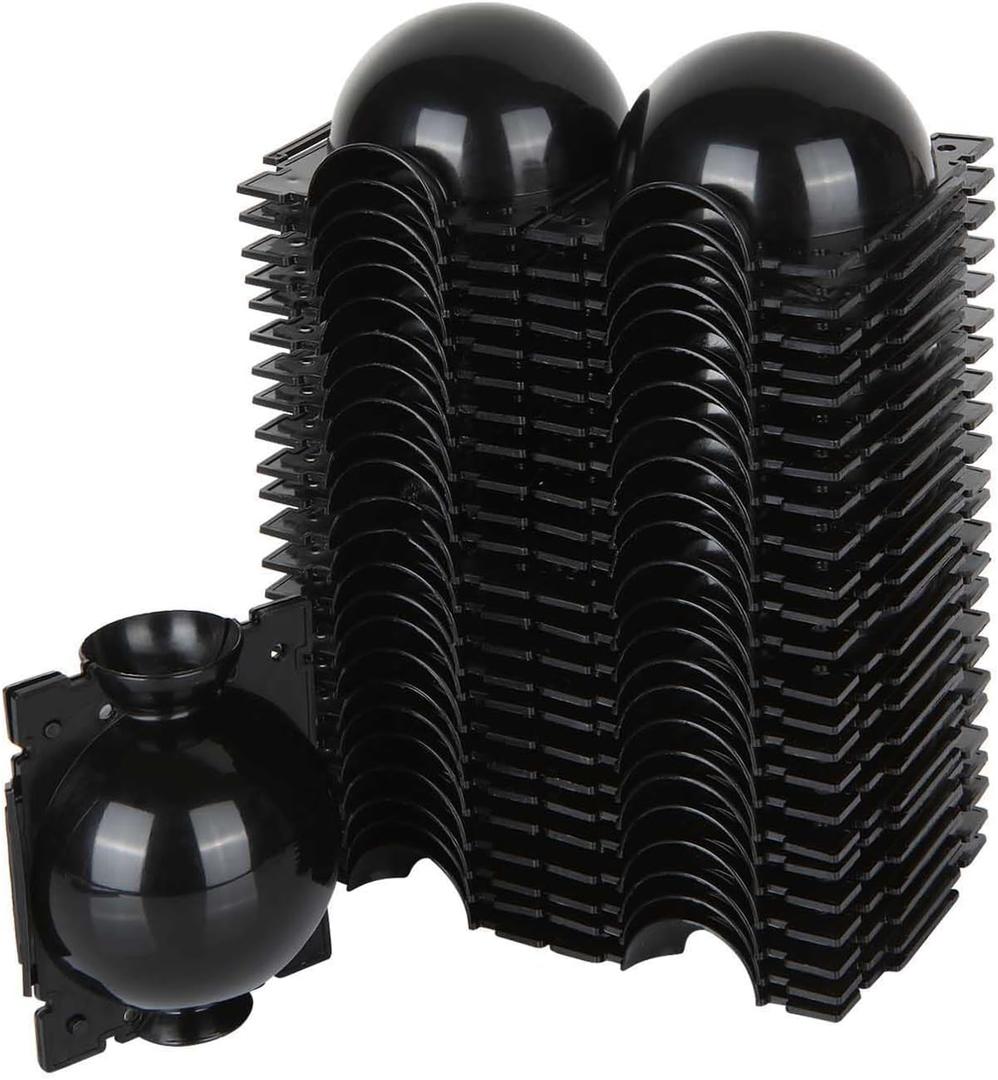 30 Pcs Air Layering Pods - Reusable Plant Root Growing Box - High Pressure Propagation Ball Grafting Device - Botany Root Controller for Various Plants Asexual Reproduction, Black