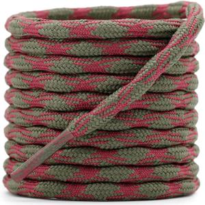 DELELE 2 Pair Round Wave Shape Non Slip Heavy Duty and Durable Outdoor Climbing Shoelaces Hiking Shoe Laces Shoestrings