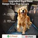 Hard Bottom Dog Seat Cover for Pick Truck, Extender for large dog, XL