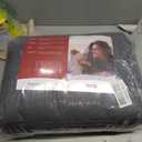 KAKABELL Grey Goose Feather Down Comforter Super King Size 120"x120"