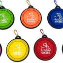 Collapsible Dog Bowl, 6 Pack, Portable, Safe, Reusable, Suitable for Indoor and Outdoor Use
