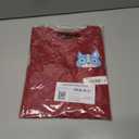 Amazon Essentials Boys and Toddlers' Long-Sleeve Cotton T-Shirts (X-Small, Dark Red Dog)