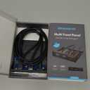 GRAUGEAR 3.5 Inch Front Panel USB Hub, Internal USB Hub with 20Gbps USB3.2 Gen2 USB-C and USB 3.0 Ports, USB3.2 Type-E Key-A 20-Pin Header & USB3.0 Header Required, Fits 3.5" PC Computer Case