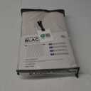 100% Blackout Shield Linen Blackout Curtains for Bedroom 84 Inches Long, Back Tab/Rod Pocket Living Room Drapes, Thermal Insulated Blackout Curtains 2 Panels Set, 50" W x 84" L, Cream