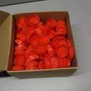 PATIKIL 38mm/1.5" Inner Plastic Bottle Cap, 200Pcs Replacement Screw Bottle Cap Storage Jug Lids for Craft DIY Juice Water Milk, Red