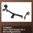 Class 3 Trailer Hitch with 2-Inch Receiver, Fits 20172025 Honda CR-V | 3,500 lbs GTW / 525 lbs Tongue Weight | Modular Design, Easy Installation | Heavy-Duty Carbon Steel with Rust-Resistant Finish