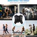ZELUS Weighted Vest, Weight Vest with Reflective Stripe for Workout, Strength Training, Running, Fitness, Muscle Building, Weight Loss, Weightlifting, Black(30 lb)