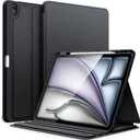 JETech Case for iPad Air 13-Inch M4/M3/M2 (2026/2025/2024) with Pencil Holder, Slim Folio Stand Protective Tablet Cover, Multi-Angle Viewing, Auto Wake/Sleep 