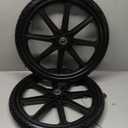 Parts Camp 20" Flat Free Tire Cart Wheels Replacement Rubbermaid Wheelbarrow Wheels Garden Cart Replacement Wheels With 5/8" 3/4" Bearing For Utility Carts/Lawn Carts/Wheelbarrow 2PACK