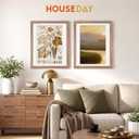 HOUSE DAY 3 Pack 16x20 Frames, 16x20 Poster Frame Natural Walnut Solid Wood