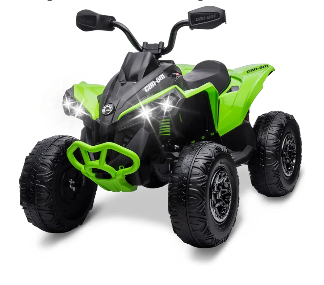 Hipicute 12V Ride On Toys with Parental Remote，Electric Toy Car Kids Ride On Car with Audio, Music Player, Led Lights Electric Car for Kids Ages 38，White