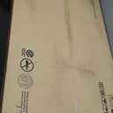 BTEXPERT Set of 1, White 2.63' Round Bar Height Folding Table 330lb Weight Capacity Commercial Indoor Outdoor Portable Banquet Patio Backyard Dining Wedding Party Events Home Thick Top Metal Frame