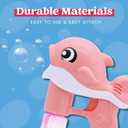 JOYIN 2 Bubble Guns Kit, Whale Automatic Bubble Maker Blower Machine with 4 Solutions for Kids, Summer Toy, Birthday, Outdoor & Indoor Activity, Easter, Valentine Party Favors, 14.5 cm x 20 cm x 11.5 cm